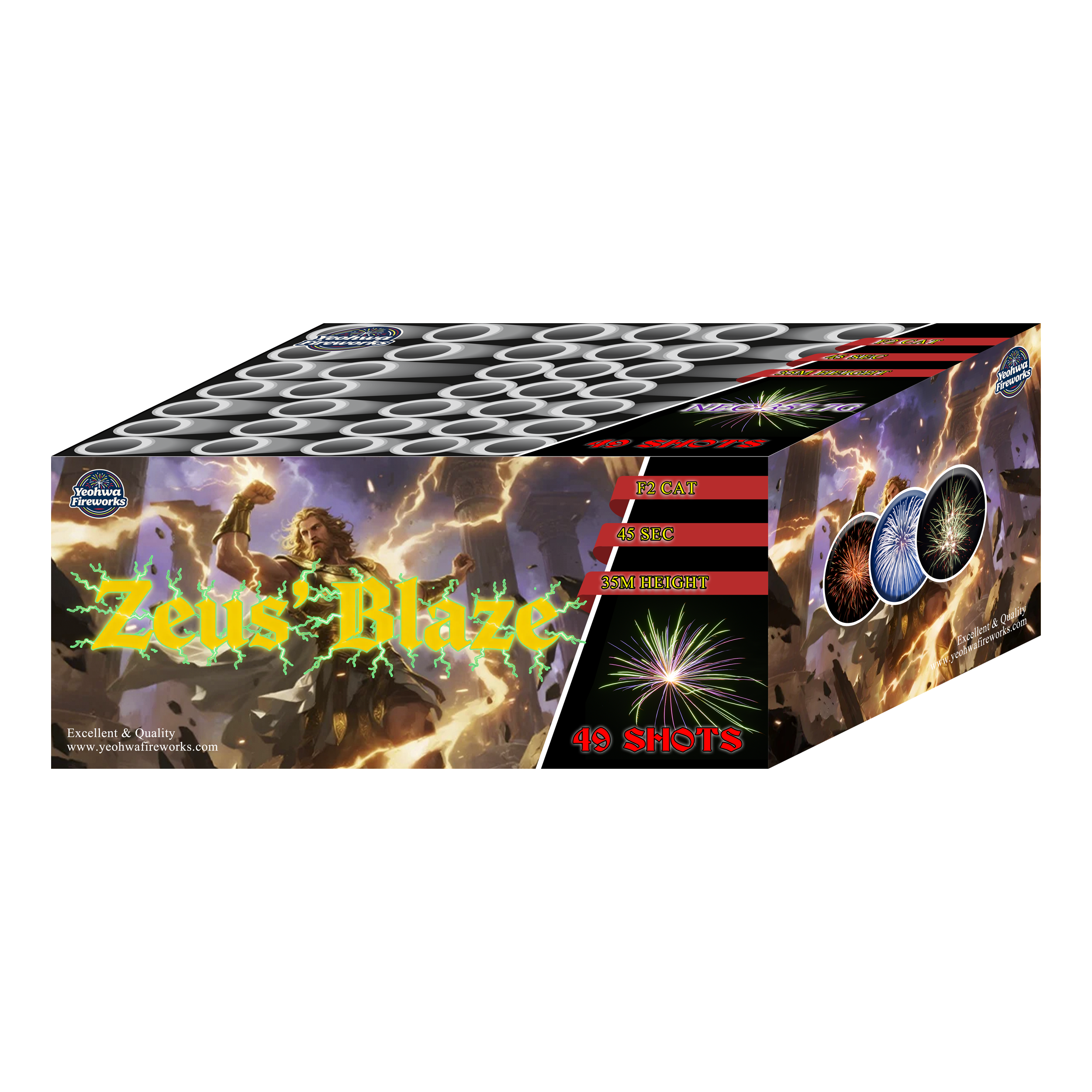 ZEUS' BLAZE 49 SHOTS
